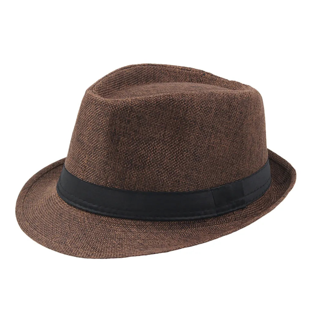 CO Womail Jazz Hat солнцезащитные шляпы для мужчин модная летняя шляпа рыбака Солнцезащитная Повседневная Уличная соломенная шляпа с полями party823 - Цвет: CO