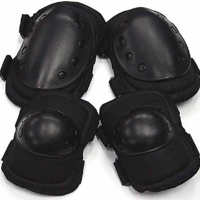 Military CS Tactical Luxury Elbow Pads Knee Pads Brace Airsoft Skating Skiing