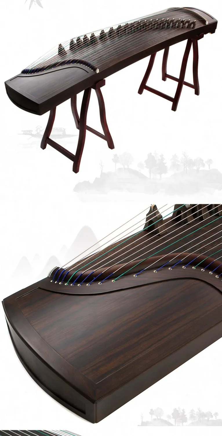120 см Профессиональный 21 струнный китайский zither 3/4 Размер твердая древесина guzheng ребенок используется копать вставки мини Гу Чжэн zither
