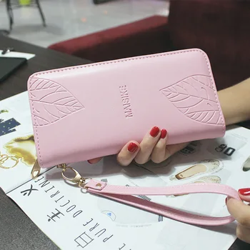 

Fashion Women Long Clutch wallet Phone Pocket Card Holder Collapsible Female Purse Lady’s bag Multi-function wallet carteira