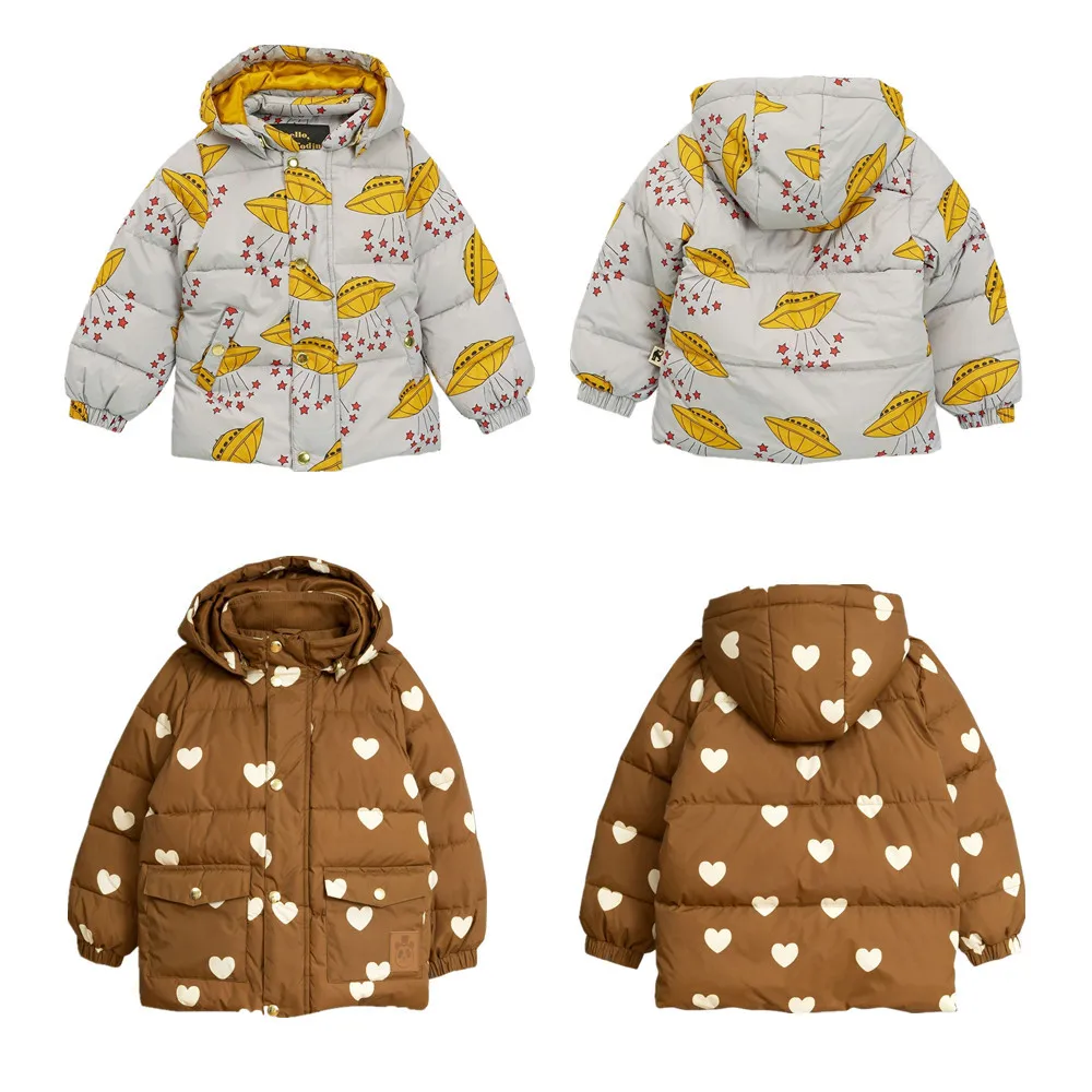 

2019 Autumn And Winter New Style CHILDREN'S Cotton Clothes Men And Women Children Hooded Padded Coat INS Hot Selling Western Sty