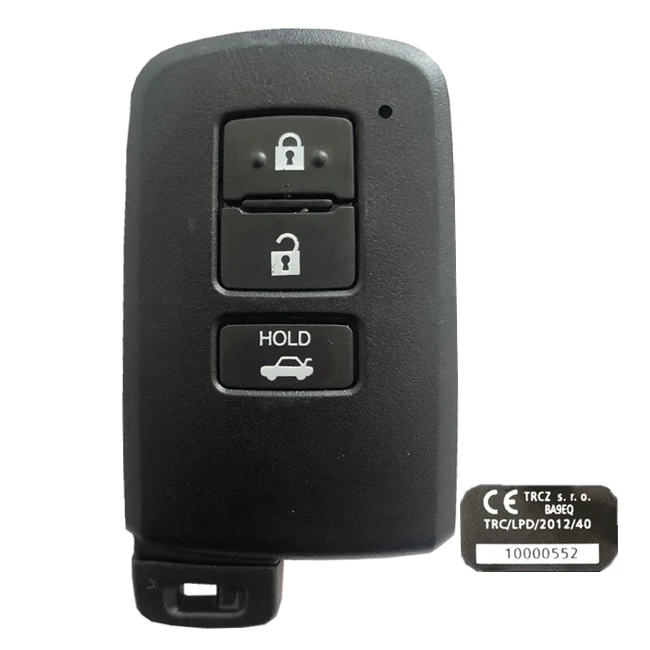 

CN007160 3Buttons 434MHz Smart Key for Toyota Auris Rav 4 First Page88 Model BA9EQ Part No 89904-33501 Keyless Go Auto Car Keys