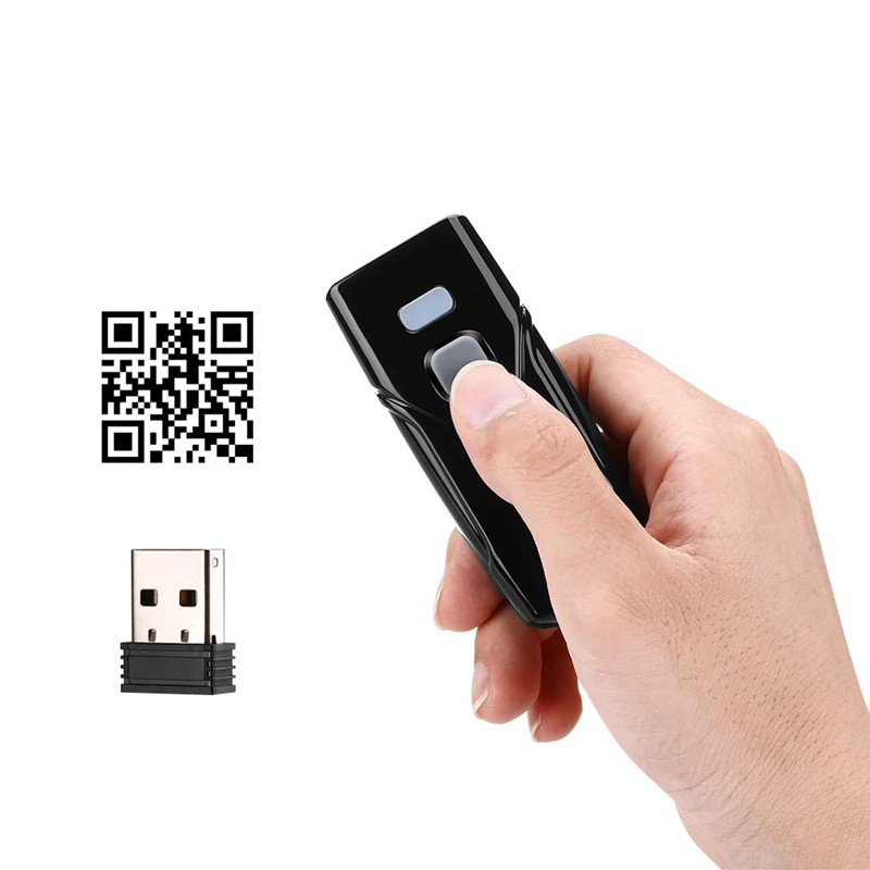 Qr-код матрица данных PDF417 мини карманный размер Портативный беспроводной Bluetooth 1D/2D сканер штрих-кода считыватель