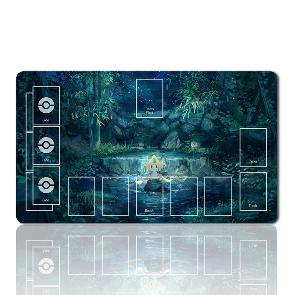 Игровой коврик для настольных игр с покемонами 864574 размер 60x35 см | Компьютеры и