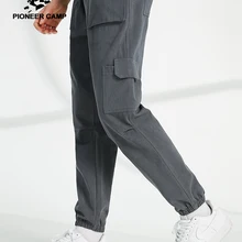 Pioneer Camp тренировки свободные Jogger Брюки мужские свободные уличные хлопок повседневные спортивные брюки карго для мужчин AXX902322