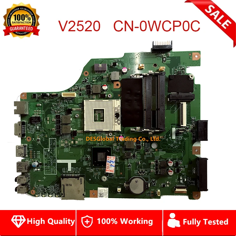 

FOR DELL VOSTRO 2520 V2520 Laptop Motherboard SLJ8F DV15 11280-1 MXRD2 CN-0WCP0C 0WCP0C WCP0C Mainboard Fully Tested