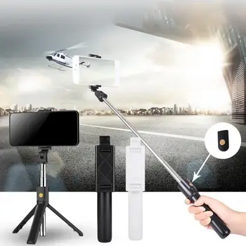 

New 1pcs Mobile Phone Holder Tripod Camera With Wireless Bluetooth Remote Self-Timer Artifact Rod Handheld Gimbal Selfie Sticks