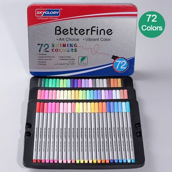 

24/48/72/102 Colors Watercolor Markers for Drawing Felt-Tip Pens Set Art Markers Sketch Water Coloring Brush Pen Art Supplies