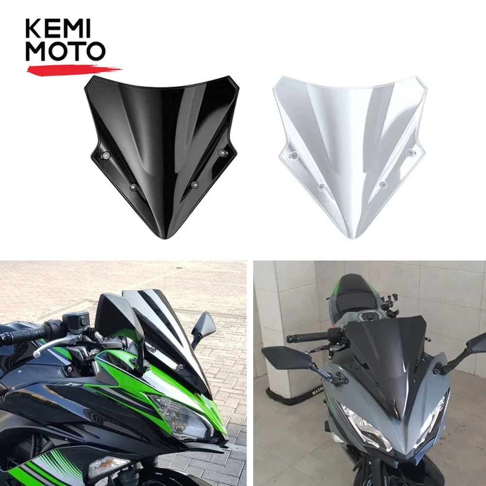 Ветровое стекло KEMiMOTO для KAWASAKI Ninja 650 ветрозащитный экран Ninja650 2017 2018 2019 аксессуары
