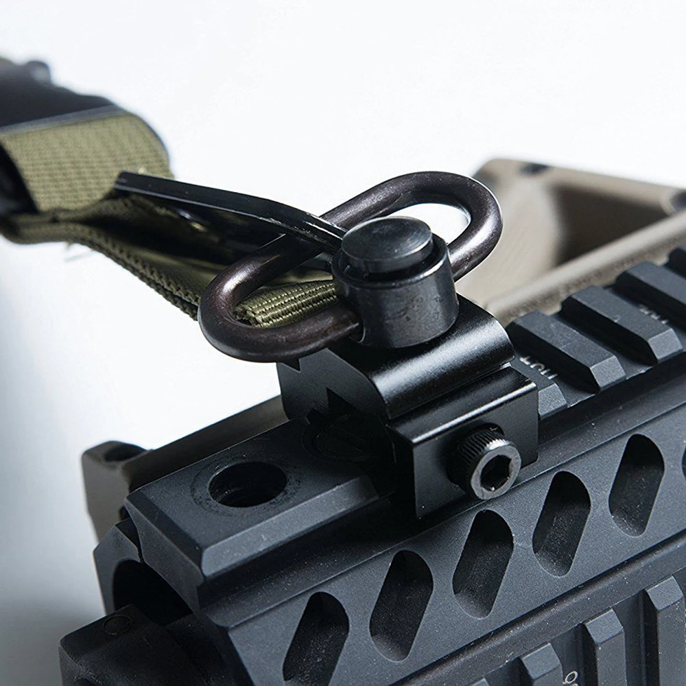 New Arrivals Heavy Duty Quick Detach Push Button Sling Swivel QD Detachable Adapter with Base
