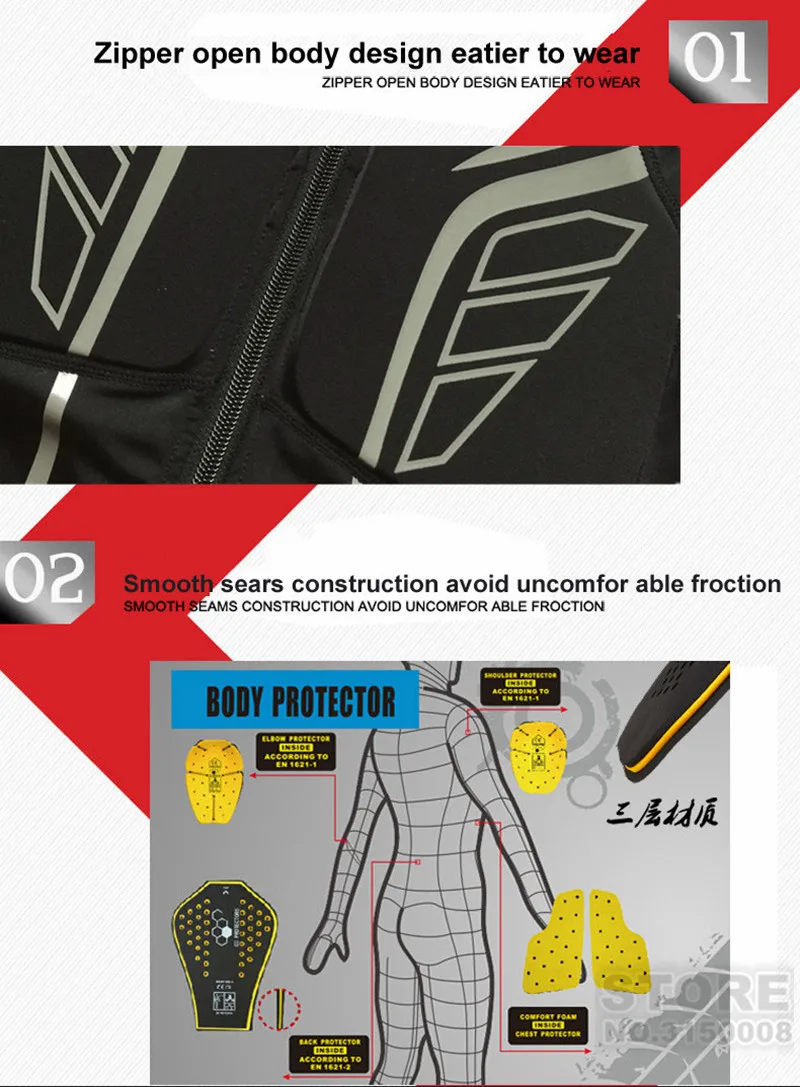 Dain мотоциклетная Броня CE мотоциклетная Мужская Защита тела Защита мотокросса защита груди Защитная куртка нижнее белье
