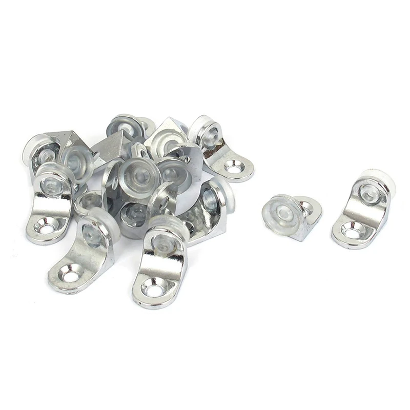 

17 x metal plates glass shelf mounting support bracket suction cup