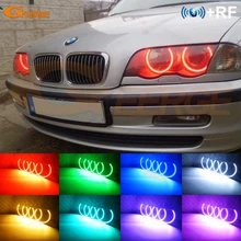 Для BMW E46 M3 Coupe Кабриолет 2001-2006 RF пульт дистанционного управления Bluetooth APP многоцветный ультра яркий RGB комплект светодиодов «глаза ангела»