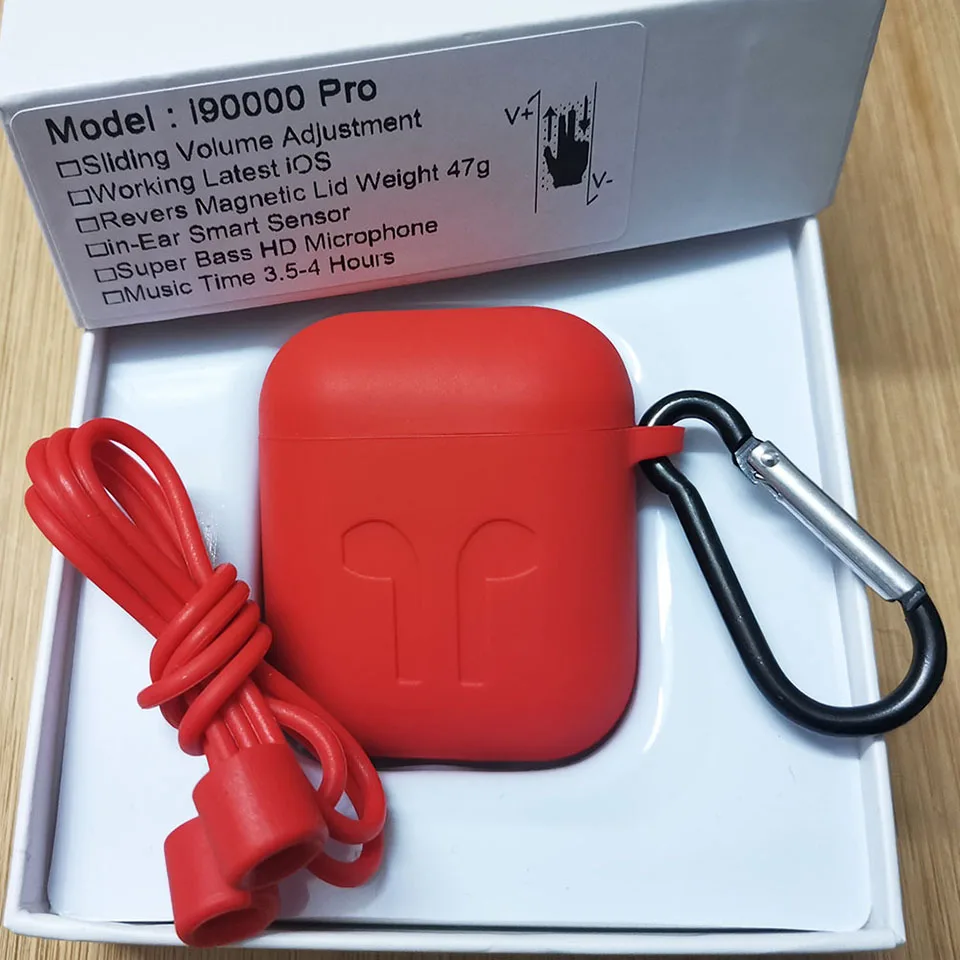 Oiginal i90000Pro TWS беспроводные наушники 8D Super Bass Bluetooth 5,0, раздвижные наушники с регулировкой громкости, наушники PK i5000 i9000 tw