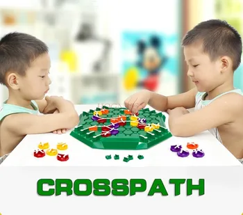 

Children's Parent-child Battle Desktop Cross Track Connection 2-4 People Thinking Game Parent-child Educational Toys 2020