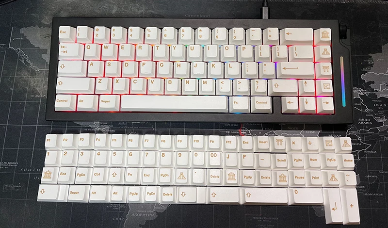 キーキャップgmk civilizationクローンキー,mxスイッチ用昇華型