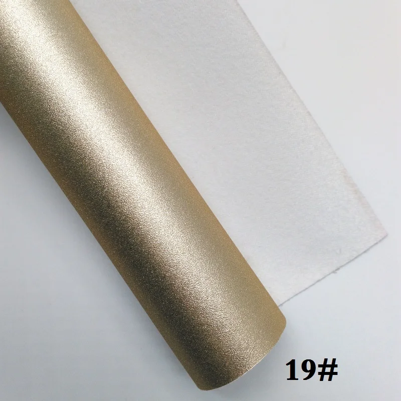 Glitterwishcome 21X29 см A4 размер винил для матовой блестящей кожи Fabirc искусственная кожа листы для бантов, GM312A - Цвет: 19