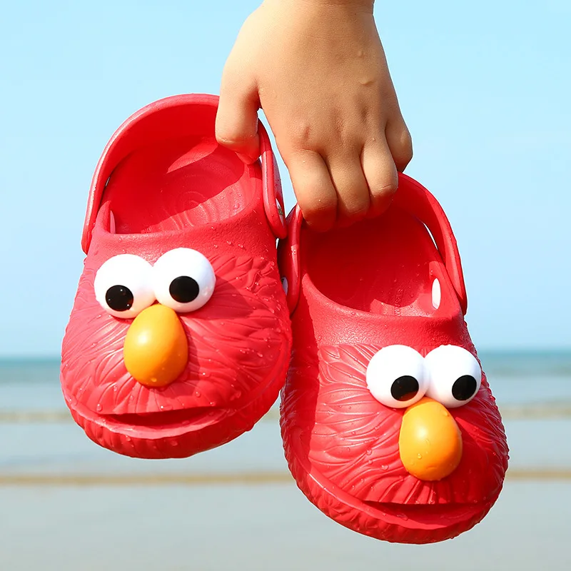 

Slipper Children Porous Shoes Anti-slip Baby Household Step Cool America Parent-child Matching Outfit Spring Outdoor Hiking Shoe