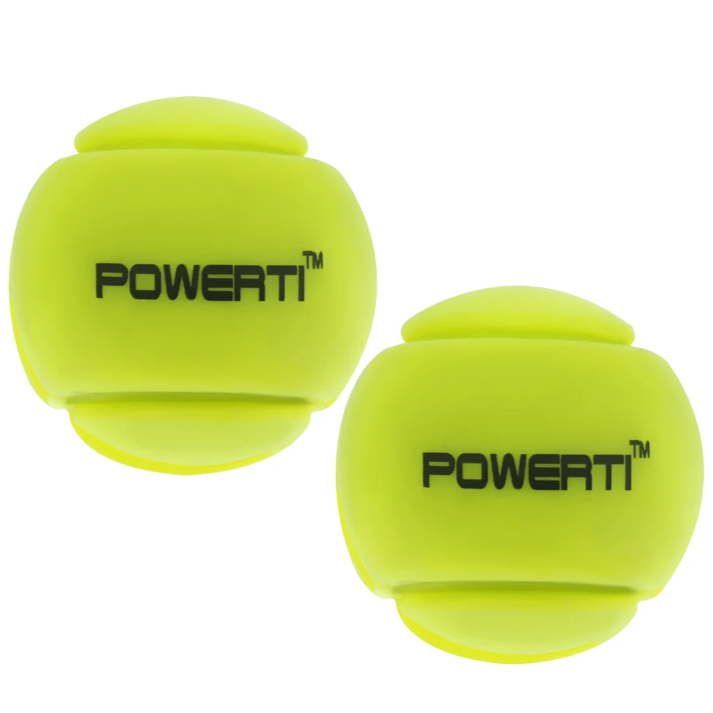 2 Pack Premium Silicone Ball Vibration Dampeners Tennis Racquet Accessories - Various Colors