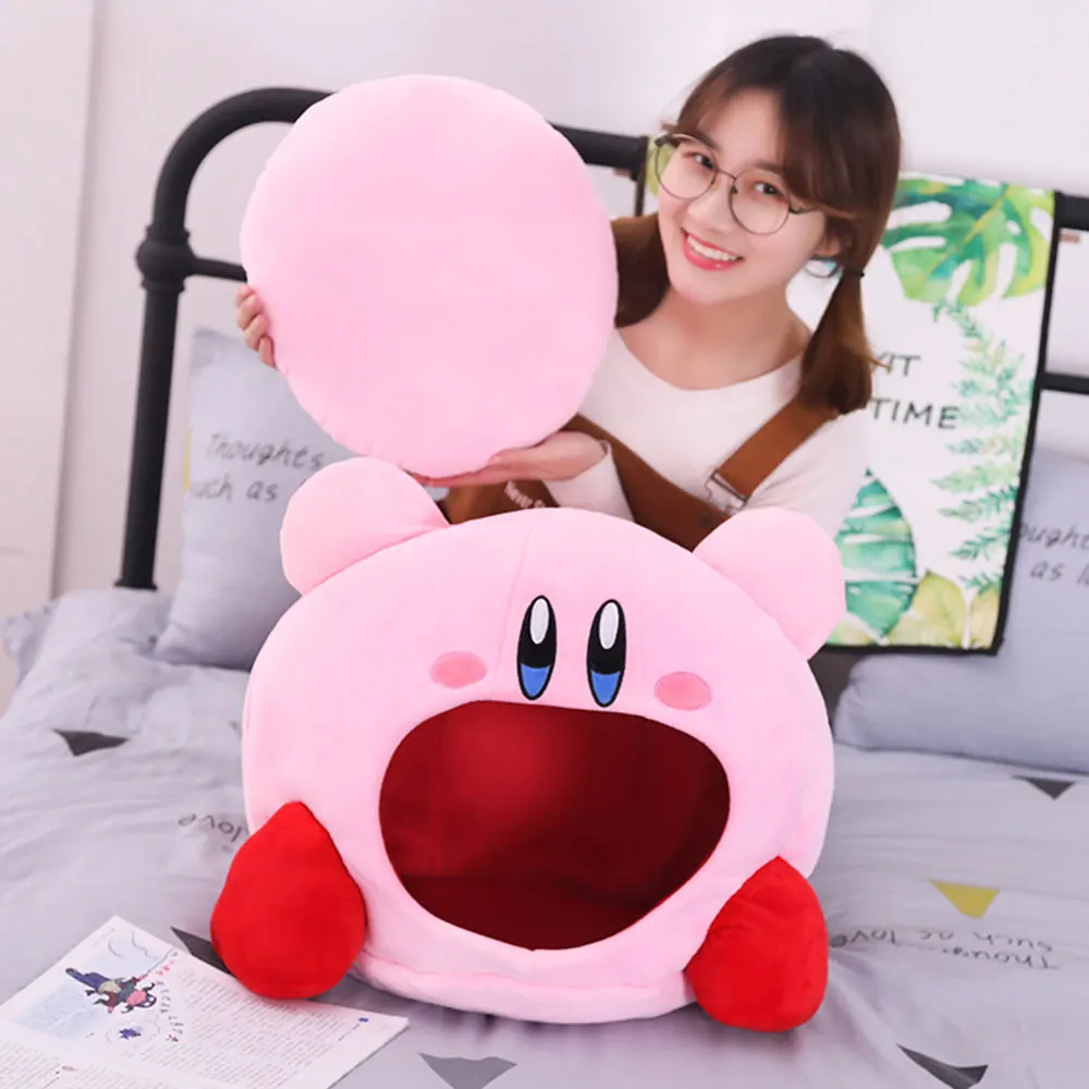 50 см розовая мягкая подушка для сна, шапка Kawaii, Аниме игра, плюшевая подушка для сна, подушка для девочек, украшение для фотографии, Прямая поставка