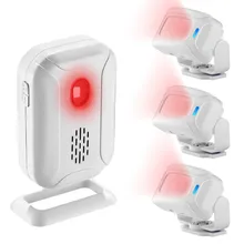 

Commercial Shop Store Home Security Welcome Chime 3 Wireless Infrared PIR Motion Sensor Movement Detector Entry Alarm Bell DIY