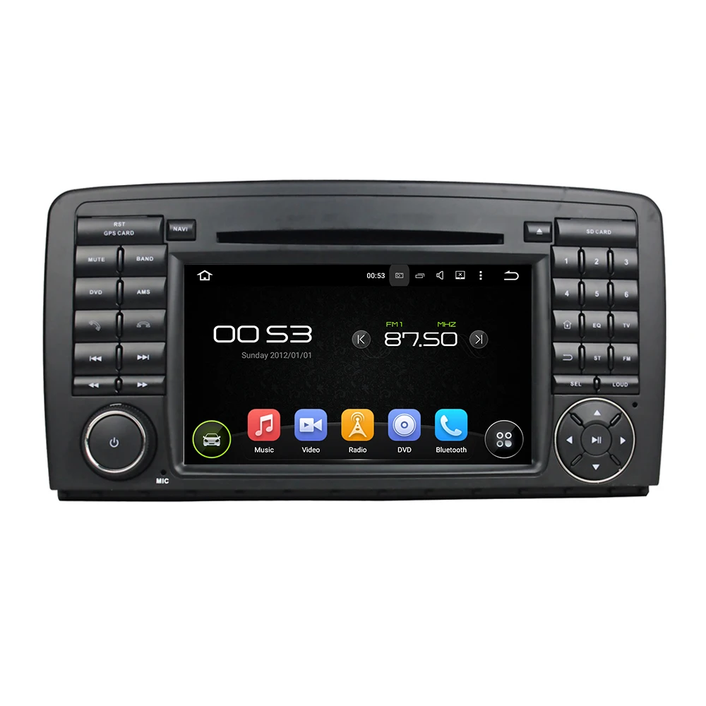 7" 2 Din Android 9.0 PX6 Car Radio For BENZ R-Class W251 W280 W300 Multimedia Player 6 Core Audio 4+64GB Stereo DSP GPS | Автомобили и