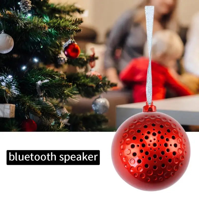 Рождественский шар Bluetooth динамик мини подарок Звук Шар Портативный беспроводной громкий динамик беспроводной мини Bluetooth динамик