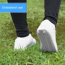 Силиконовые галоши Многоразовые водонепроницаемые чехлы для обуви непромокаемые сапоги износостойкие Нескользящие J99Store