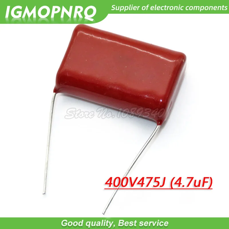 5 шт. 400V475 400V 475 4 7 мкФ полипропиленовый пленочный конденсатор с алюминиевой