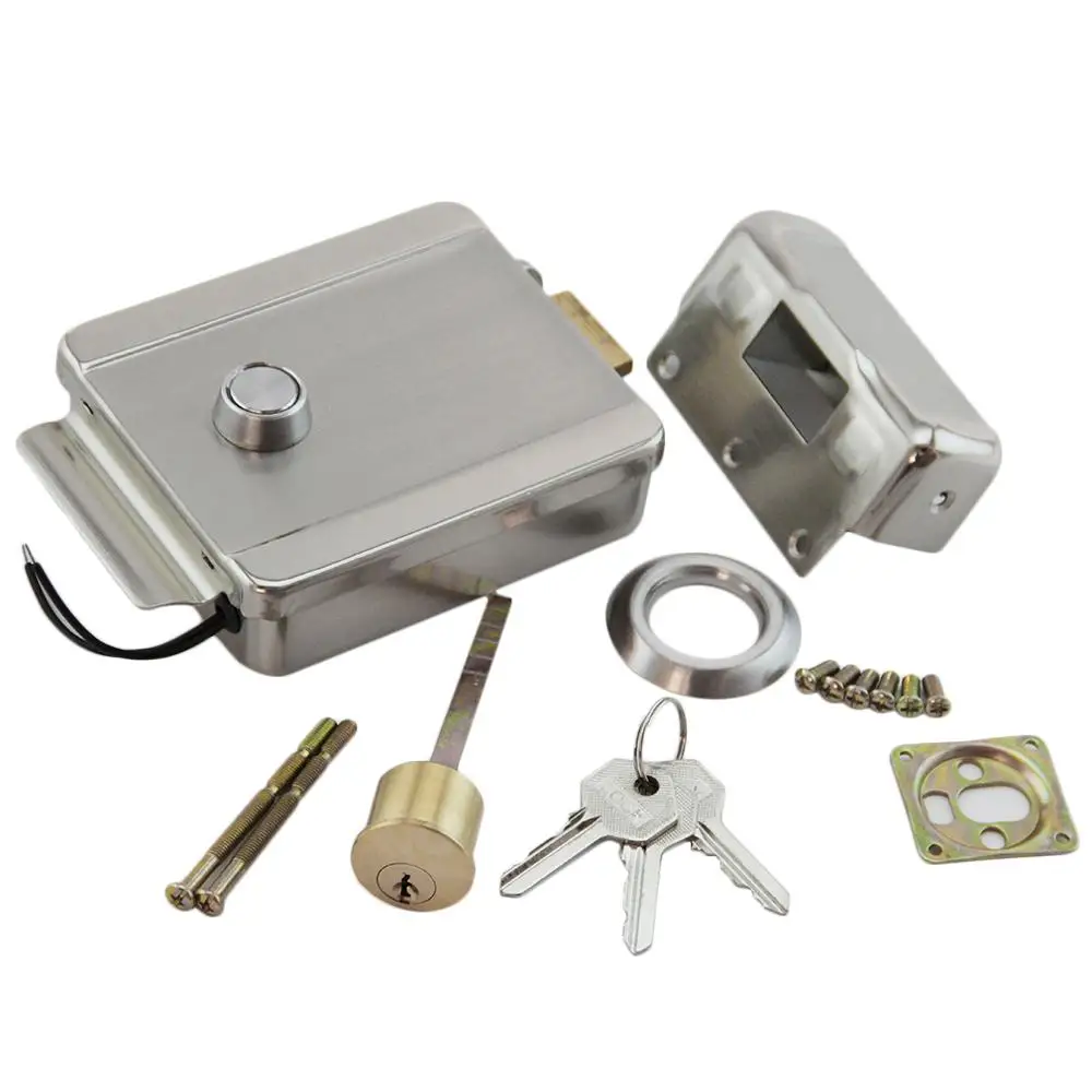 12V street lock Открытый водонепроницаемый автоматический замок для ворот для автоматического открывания ворот контроль доступа - Цвет: 12V street lock