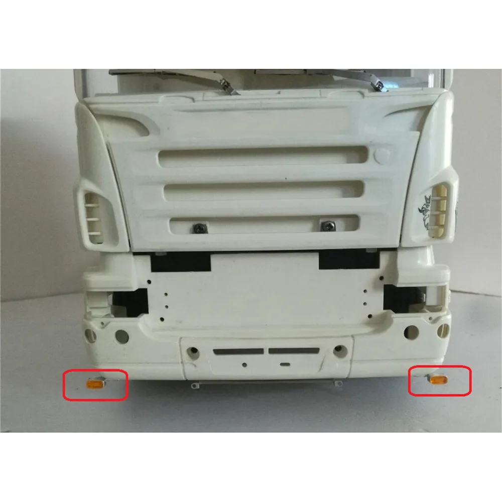 1 пара спереди снизу светильник для Tamiya по супер скидке 1:14 Scania r620 56323 r470 RC грузовик