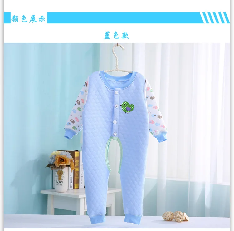 Sunny Ju Baby Birds/комбинезон с длинными рукавами для малышей/цельный открытый комбинезон