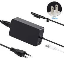 Дорожный адаптер Питание Зарядное устройство помехоподавления Быстрая зарядка планшета 15В 4A кабельные аксессуары для microsoft поверхности Pro3