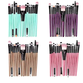 

Makeup Brushes Set 15pcs Eyebrow Highlighter Powder Foundation Eye Shadow Brush Cosmetics Professional Makeup Brush