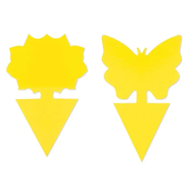 12 Sticky Trap Fruit Fly Gnat Trap Yellow Sticky Bug Trap for Indoor Outdoor Use G8TB