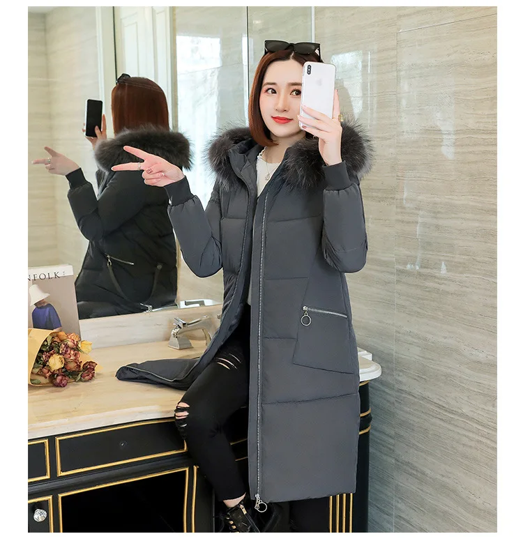 Abrigos Mujer Invierno зимняя куртка женская меховая хлопковая стеганая куртка Женская парка Женская куртка зимнее пальто для женщин
