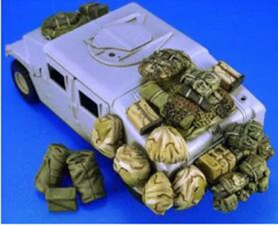 1/35 набор для хранения в песочном мешке (без машины) модельная фигурка из смолы