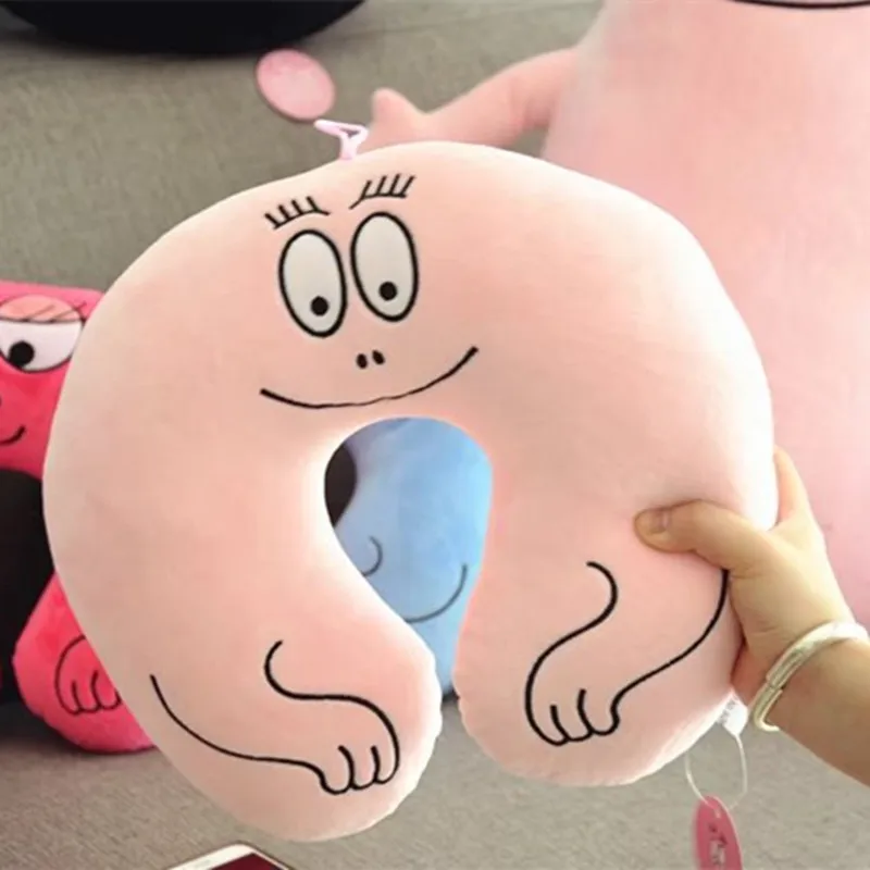 Милый французский мультфильм Баба папа серия Barbapapa диван офис U-SHAPE Подушка поясничная поддержка