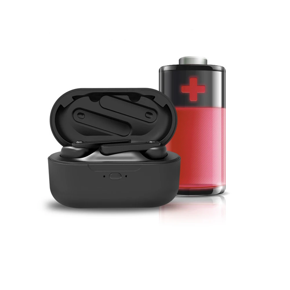 TWS наушники bluetooth 5,0 беспроводной 2600mA внешний аккумулятор для xiaomi huawei сенсорное управление Спортивная гарнитура с микрофоном