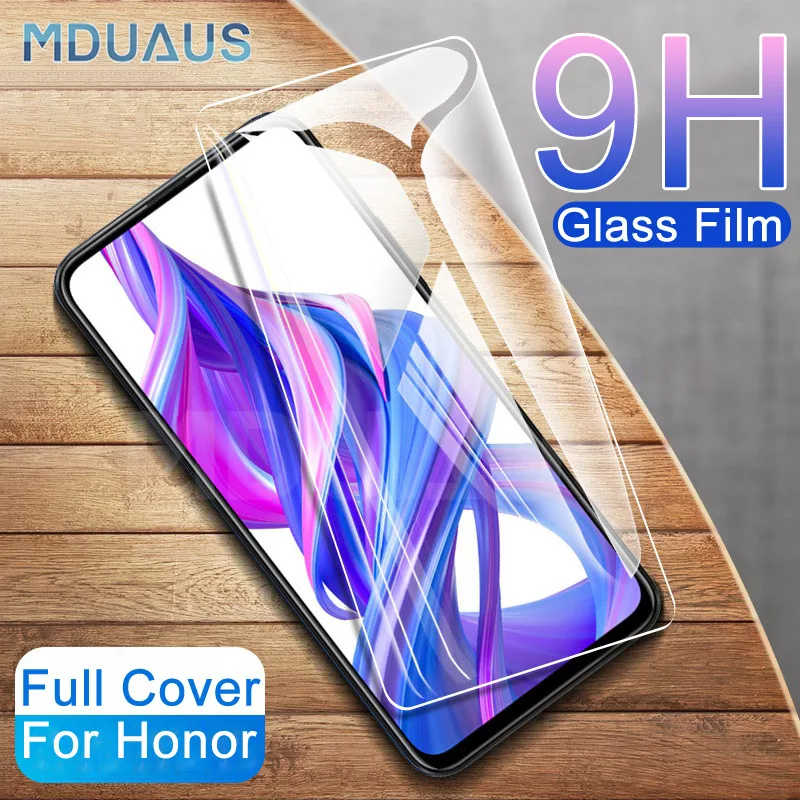 

9H Tempered Glass on the For Huawei Honor 20 Lite 8X 9X 8A 8C 8S 20S 9i 10i 20i Screen Protector Safety Film Protective Glass