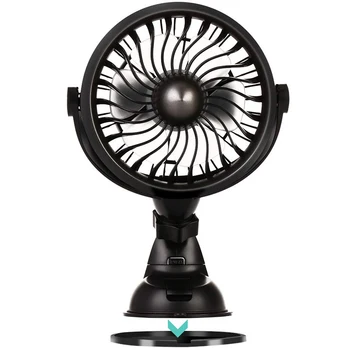 

Battery Operated Kitchen Fan with Suction Cup, Capacity Rechargeable Wall Fan, Personal USB Fan with Strong Airflow, 4 Speeds, 3