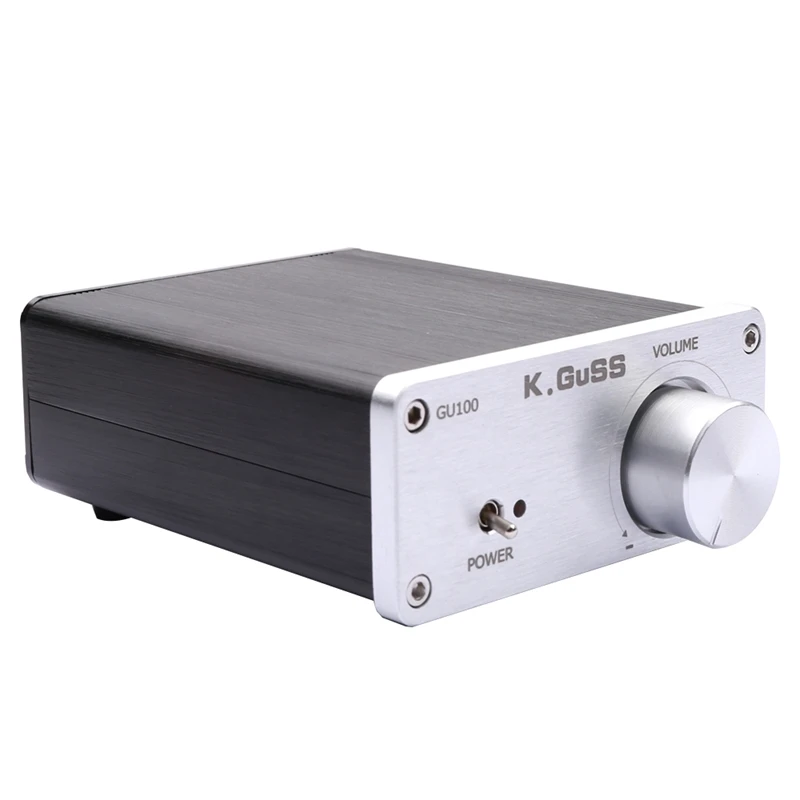 Kguss Gu100 Мини Hifi аудио усилитель класса D аудио цифровой усилитель мощности Tpa3116 расширенный 2x100 Вт домашний корпус для аудиосистемы Amp