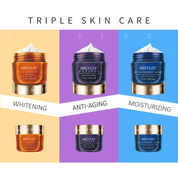 

BREYLEE Face Cream Eye Cream Retinol Anti Wrinkle Aging Vitamin C Whitening Facial Serum Hyaluronic Acid Moisturizing Skin Care