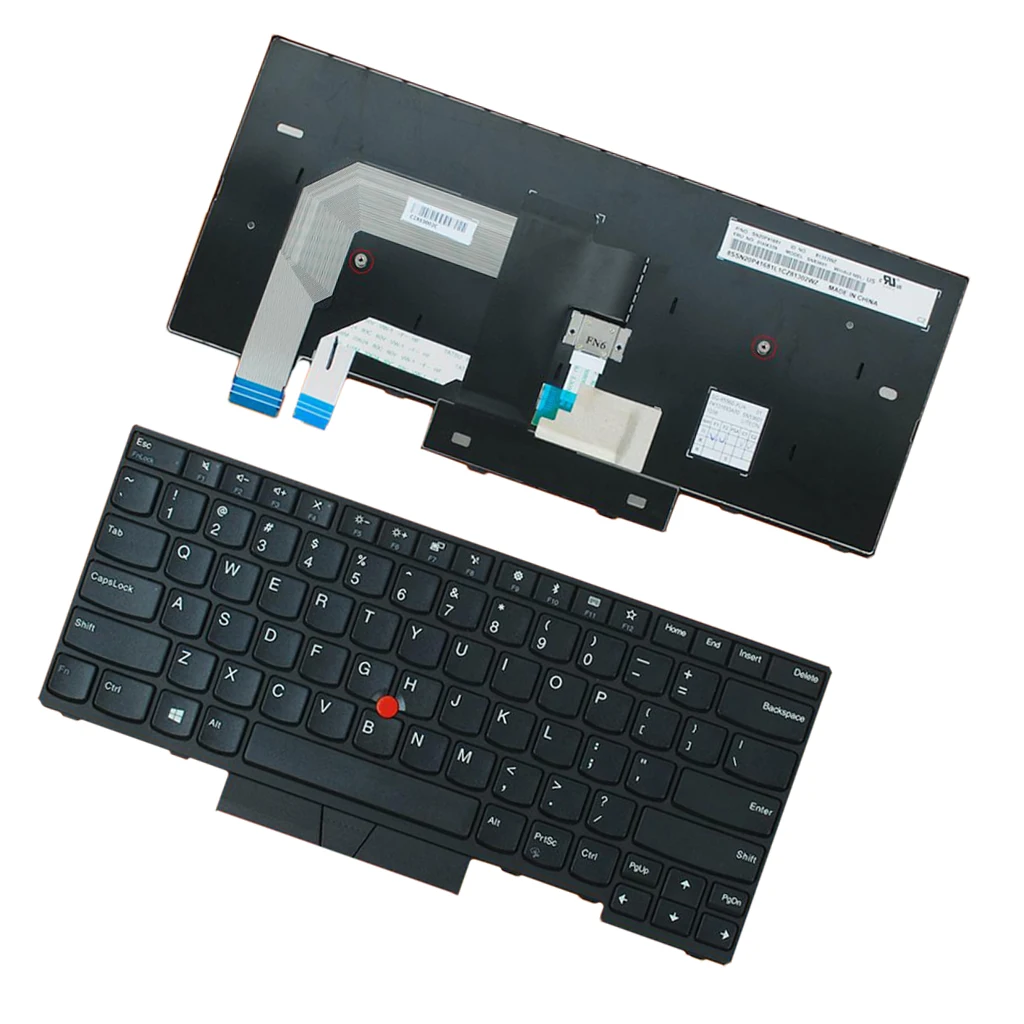US English Qwerty Layout Laptop Replacement Keyobard for Lenovo ThinkPad T480 Laptop Keyboard with Black Frame Newest Arrival