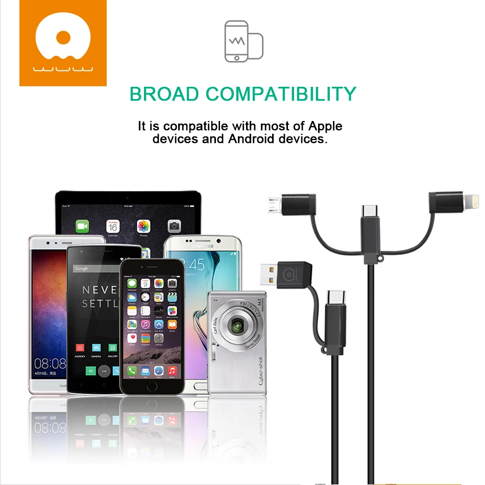 5A 4 в 1 USB кабель для мобильного телефона Micro usb type C кабель для зарядного устройства для iPhone XR XS Max X huawei шнур для быстрой зарядки данных