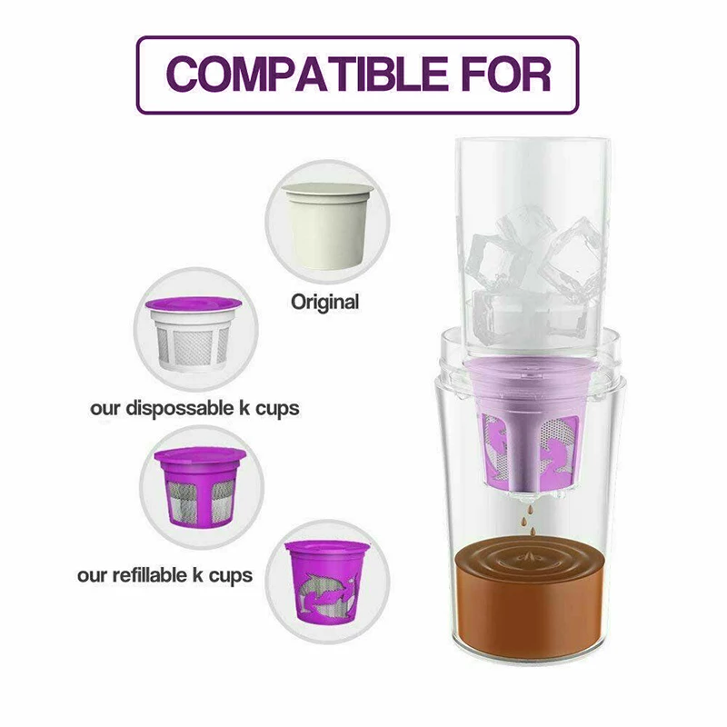 Для Keurig K Cups Mini Plus многоразовые кофейные капсулы многоразовый фильтр инструмент