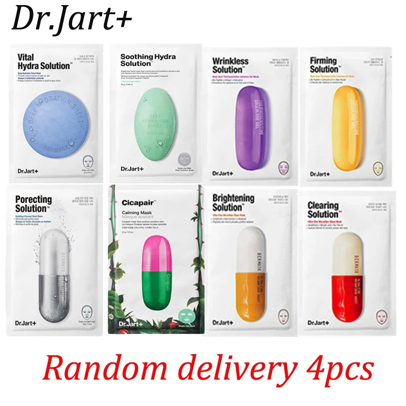 Маска для лица Dr.Jart + Dermask водная струя успокаивающий раствор ГИДРЫ маска с