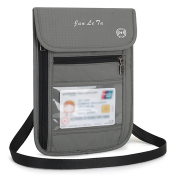 

Neck Pouch Travel Pouch Neck Wallet with RFID Blocking Passport Holder Document Organizer Bag Card Bag for Men Women