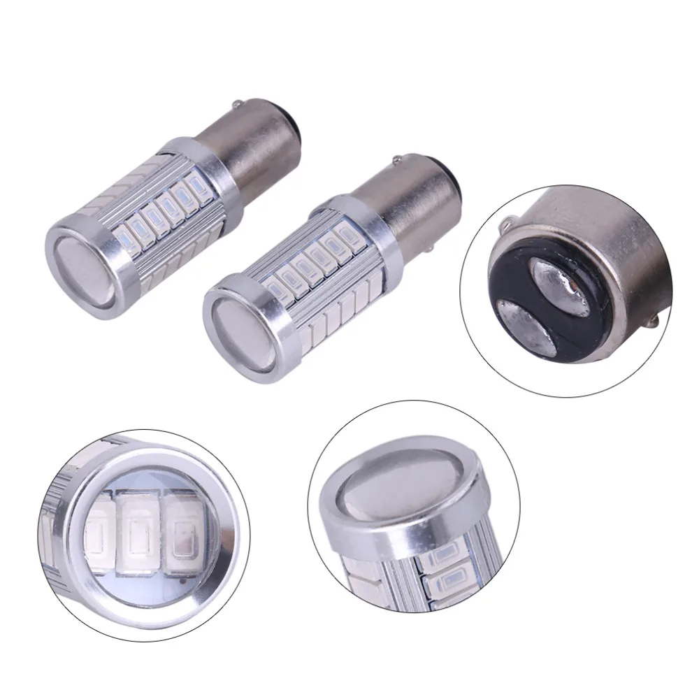 New2018 дешевые 2 шт. BA15D P21W 1157 33SMD 5630 12 В 6,6 Вт светодиодный автомобильный обратный резервный обратный светильник Авто Автомобильный Обратный светильник