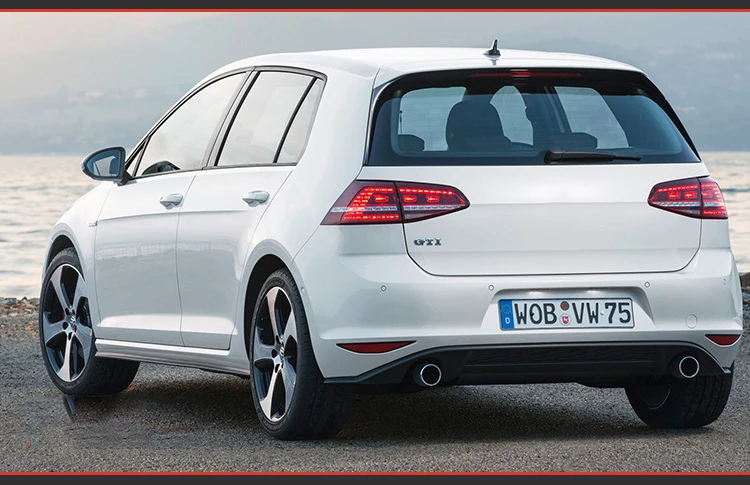 4 шт. для VOLKSWAGEN Golf 7 светодиодный задний фонарь задние фонари 2013- год sequantalal поворотные ходовые огни красного цвета